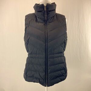 Talbots Full Zip Down Vest, Medium Petite